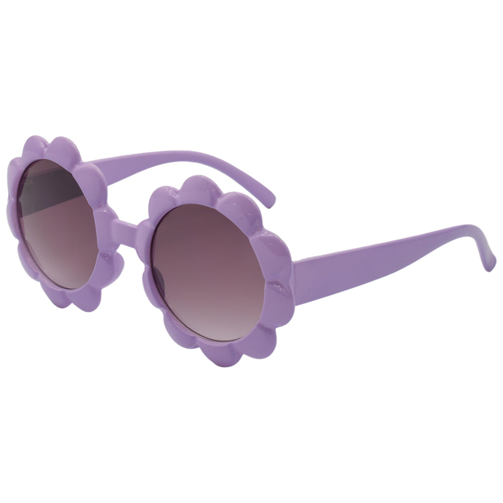Image of Gry Mattr 3+ Kids Sunglasses - Plastic - Flower Daisy, Purple