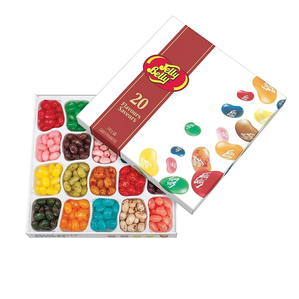 Image of Jelly Belly Candy 240g 20 Assorted Flavours Gift Box