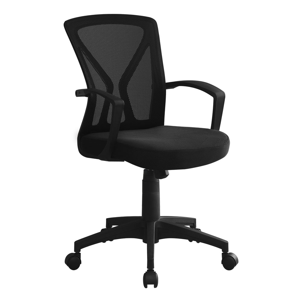 Image of Monarch Specialties - 7339 Office Chair - Swivel - Ergonomic - Armrests - Computer Desk - Work - Metal - Brown