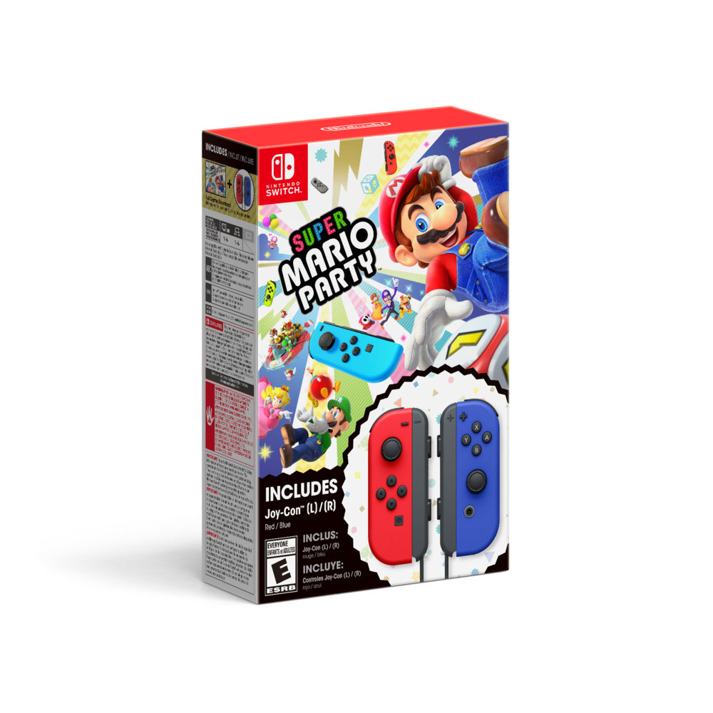 Image of Super Mario Party + Red & Blue Joy-Con Bundle, Assorted
