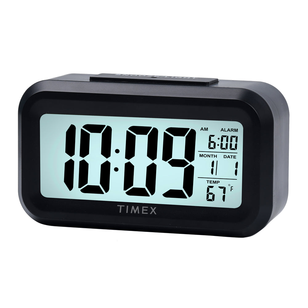 Image of Timex T108B Portable Battery Operated Alarm Clock - Black