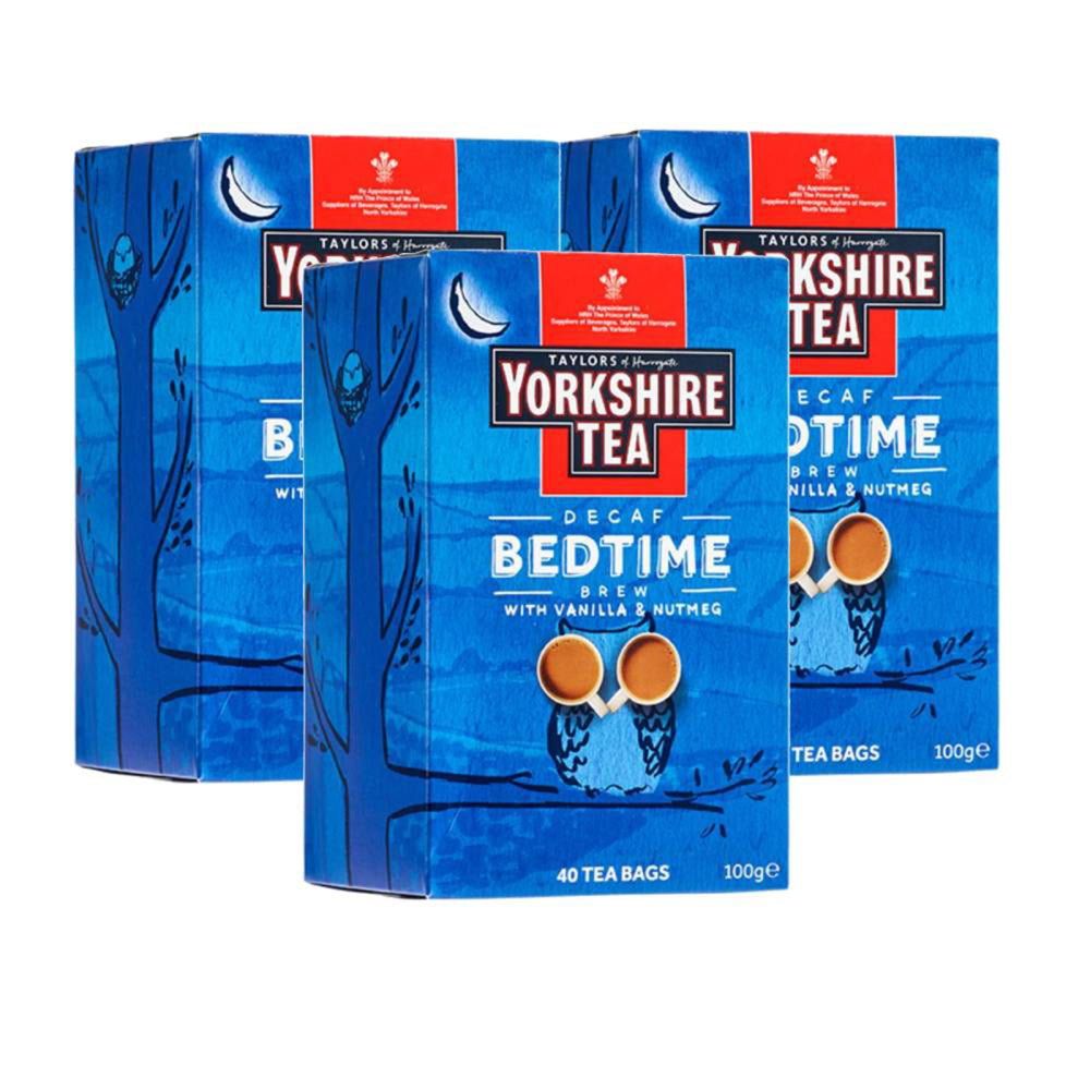 Image of Taylors of Harrogate Yorkshire Bedtime Brew Tea - 40 Tea Bags - 3 Pack