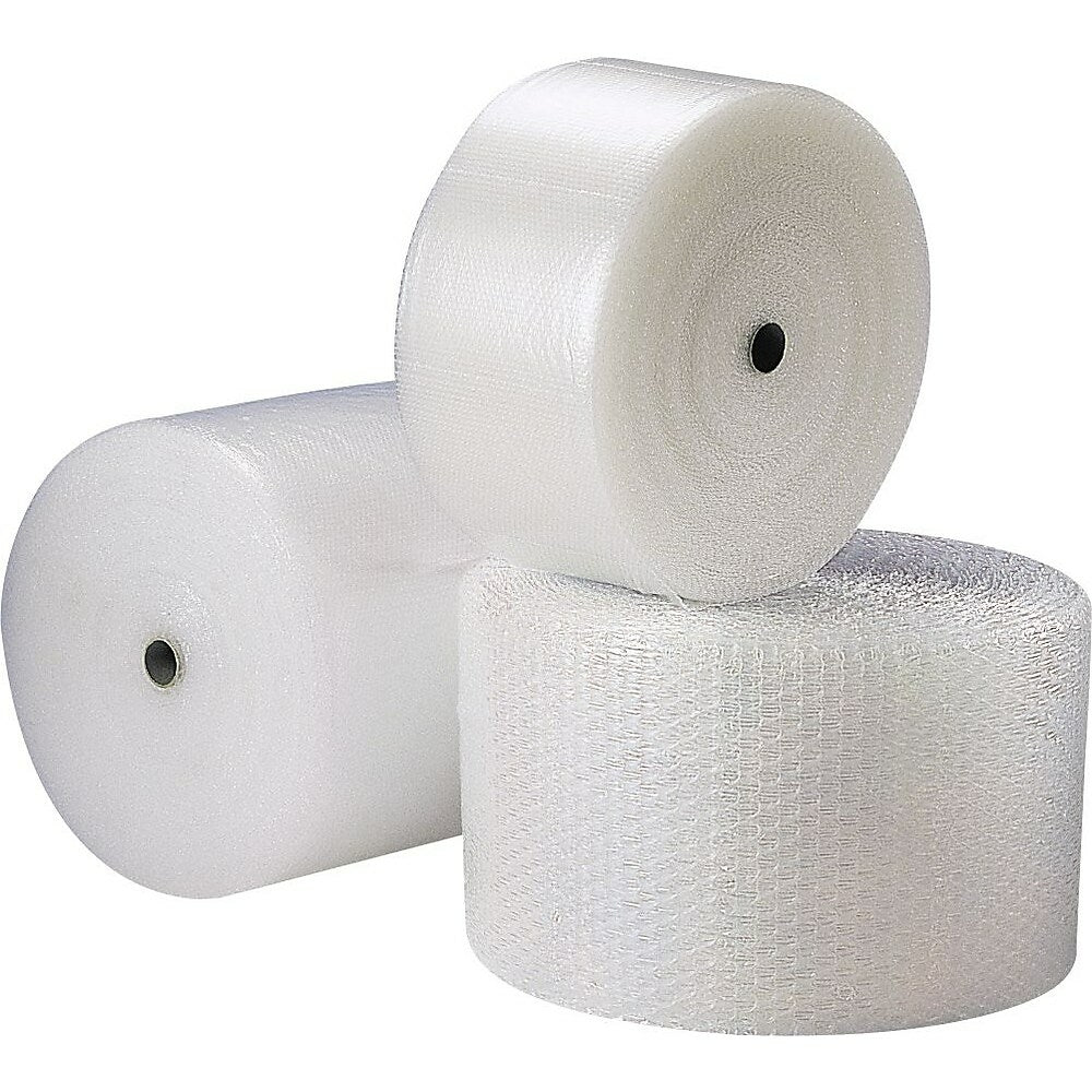 Image of Recycled Bubble Cushioning Rolls, For lightweight Products Interleaving, 24" x 500'