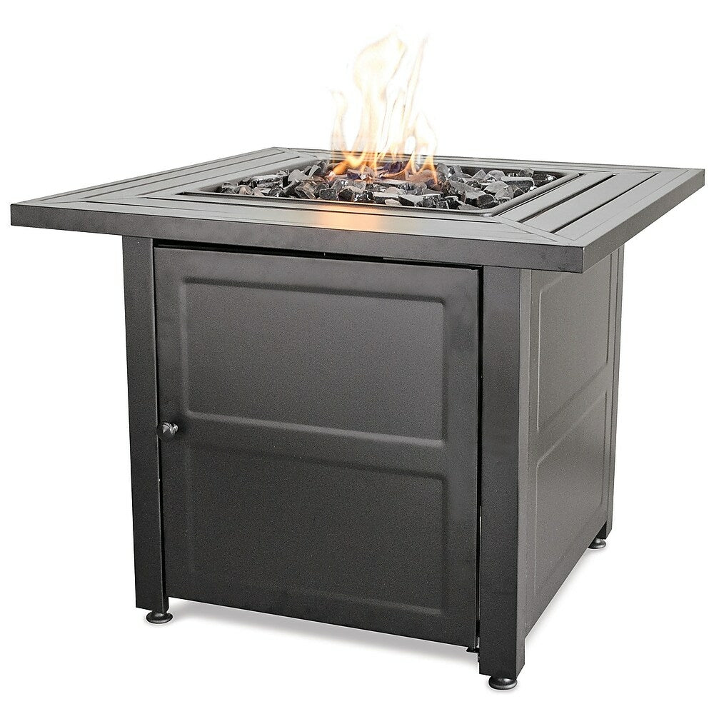 Image of Endless Summer Fire Bowl With Steel Mantel Black/Steel (GAD1423M)