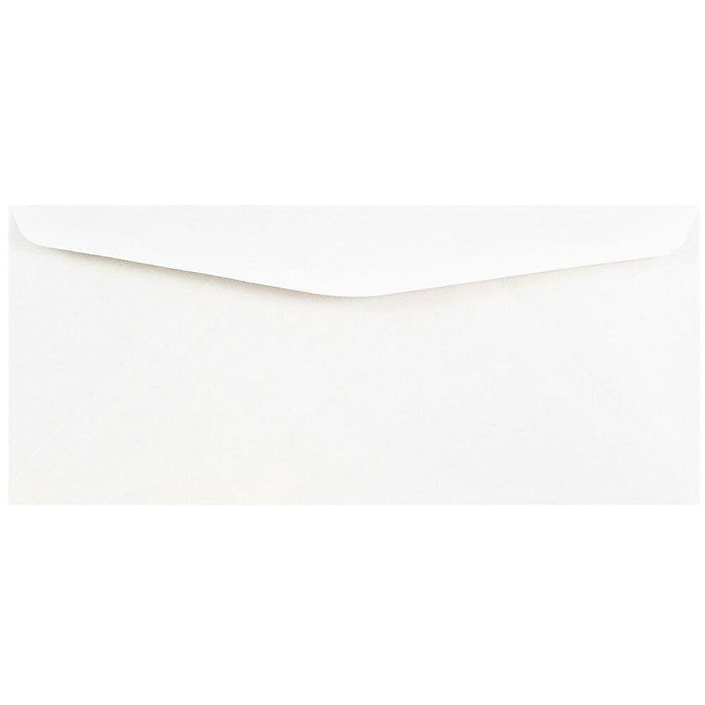 Image of JAM Paper #10 Business Envelopes, 4.125" x 9.5", White, 500 Pack (35532C)