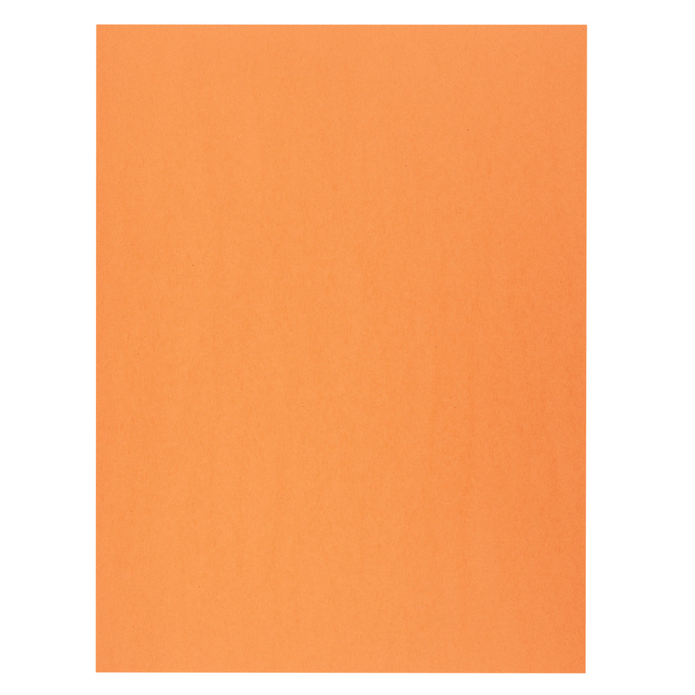 Image of North American Paper Inc. Construction Paper - 18" x 24" - Orange - 48 Sheets