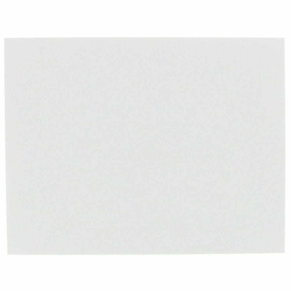 Image of JAM Paper Blank Flat Note Cards - A2 Size - 4 1/4" x 5.5" - White - 100 Pack