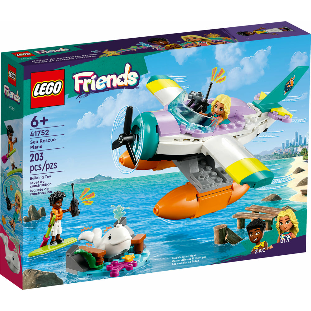 Image of LEGO Friends Sea Rescue Plane Playset - 203 Pieces