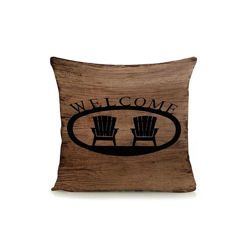 Image of Sign-A-Tology Welcome Cottage Pillow - 18" x 18"