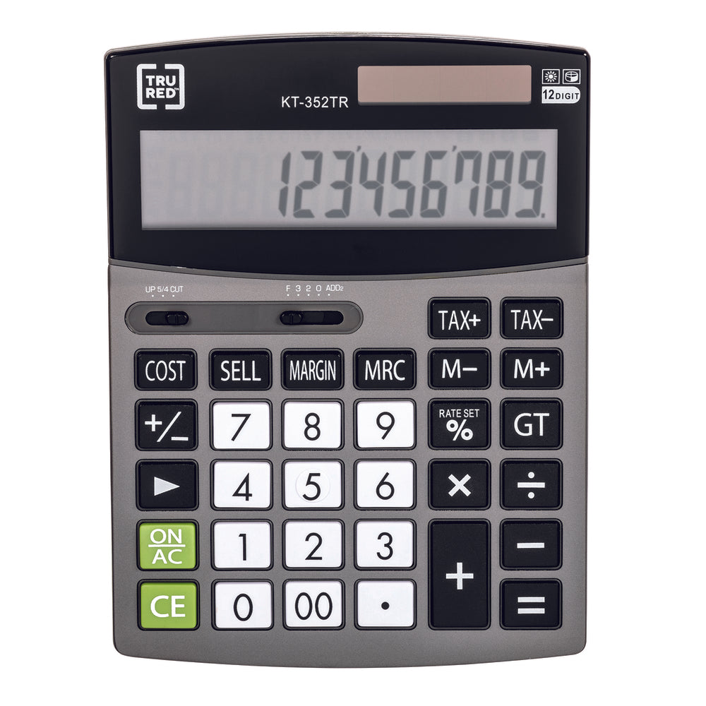 Image of TRU RED 12-Digit Big Number Desktop Calculator