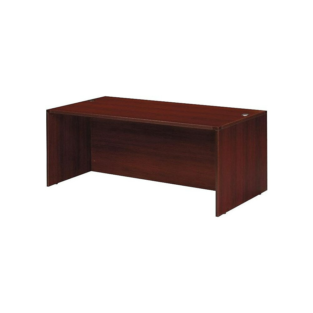 Image of Office Star Napa Collection 60" Desk Shell, Mahogany, Brown