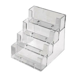 Large Capacity 7 Tiers Acrylic Desktop Display Business Cards Holder  Organizer