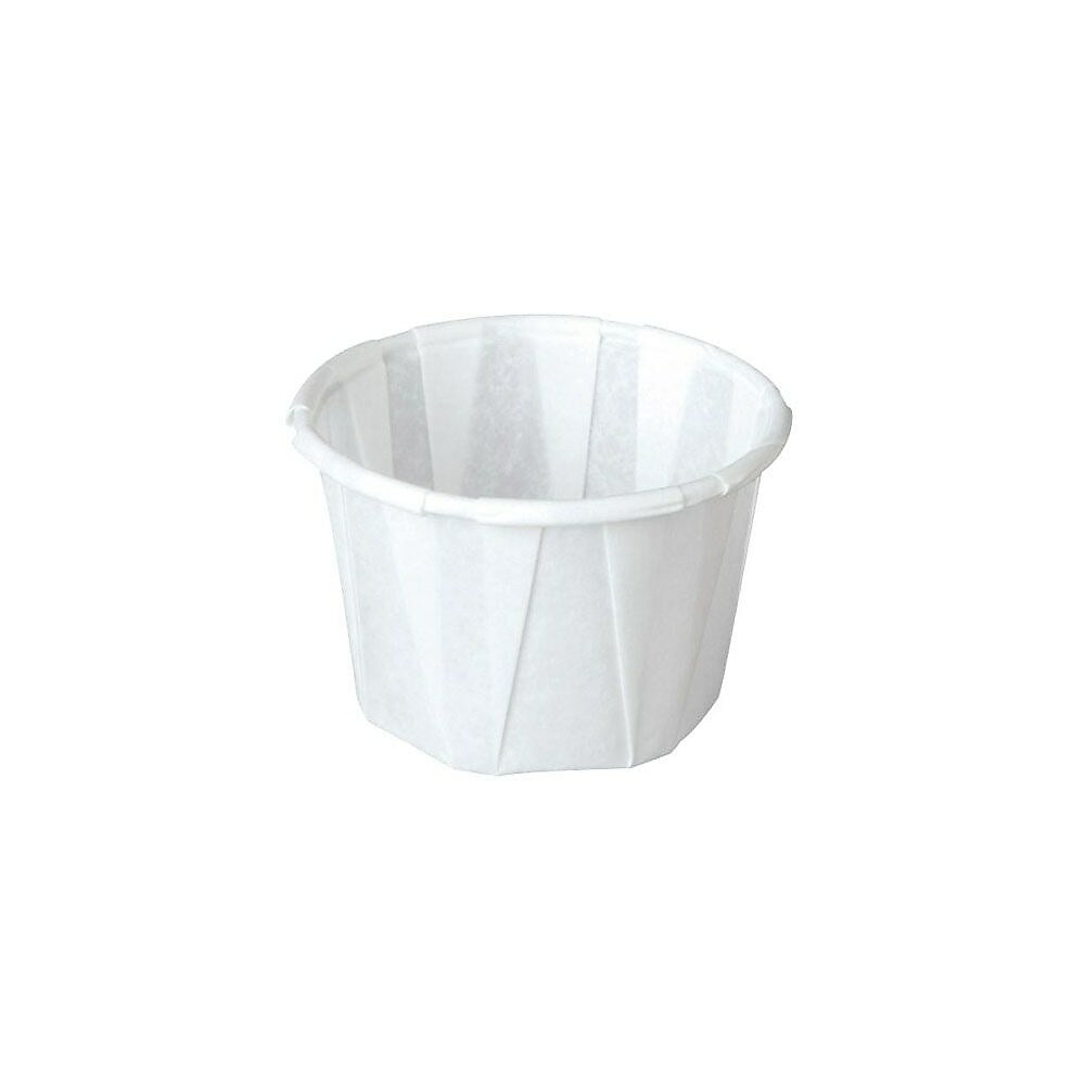 Image of Solo Treated Paper Souffle Portion Cup, 2 oz., White, 5000 Pack