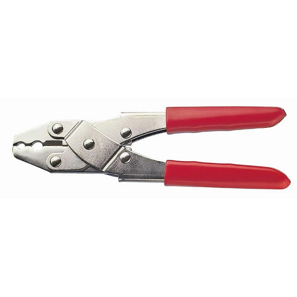 Image of HVTools Connector Crimping Tool, Oval Type, 11" x 5" x 1", Silver/Red