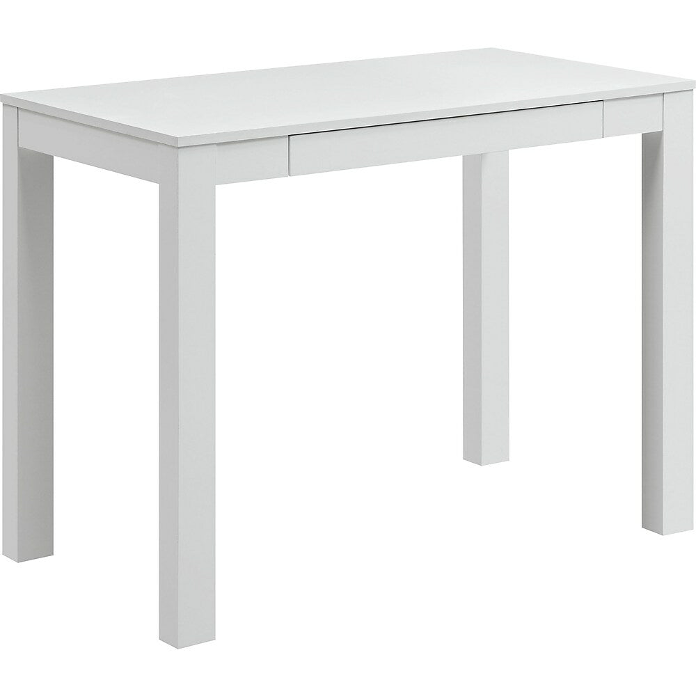 Image of Altra Parsons Desk with Drawer, White (9178096)