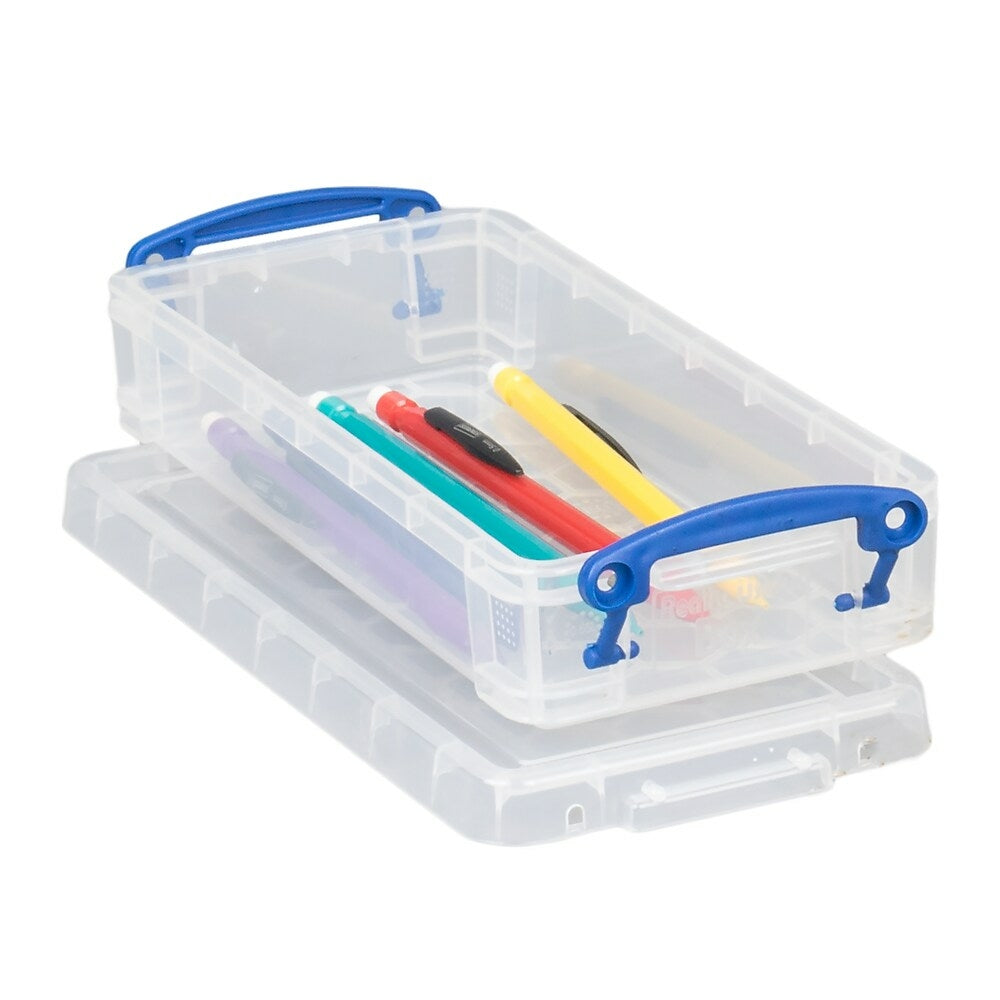 Image of Really Useful Box 0.55L Pencil Box, Clear