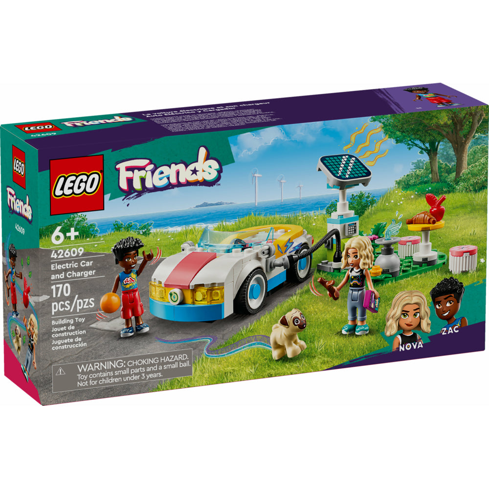 Image of LEGO Friends Electric Car & Charger -170 Pieces
