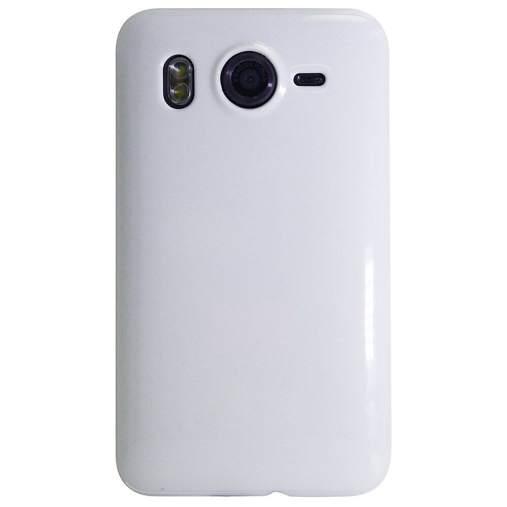 Image of Exian Plain Shiny Case for HTC Desire - White