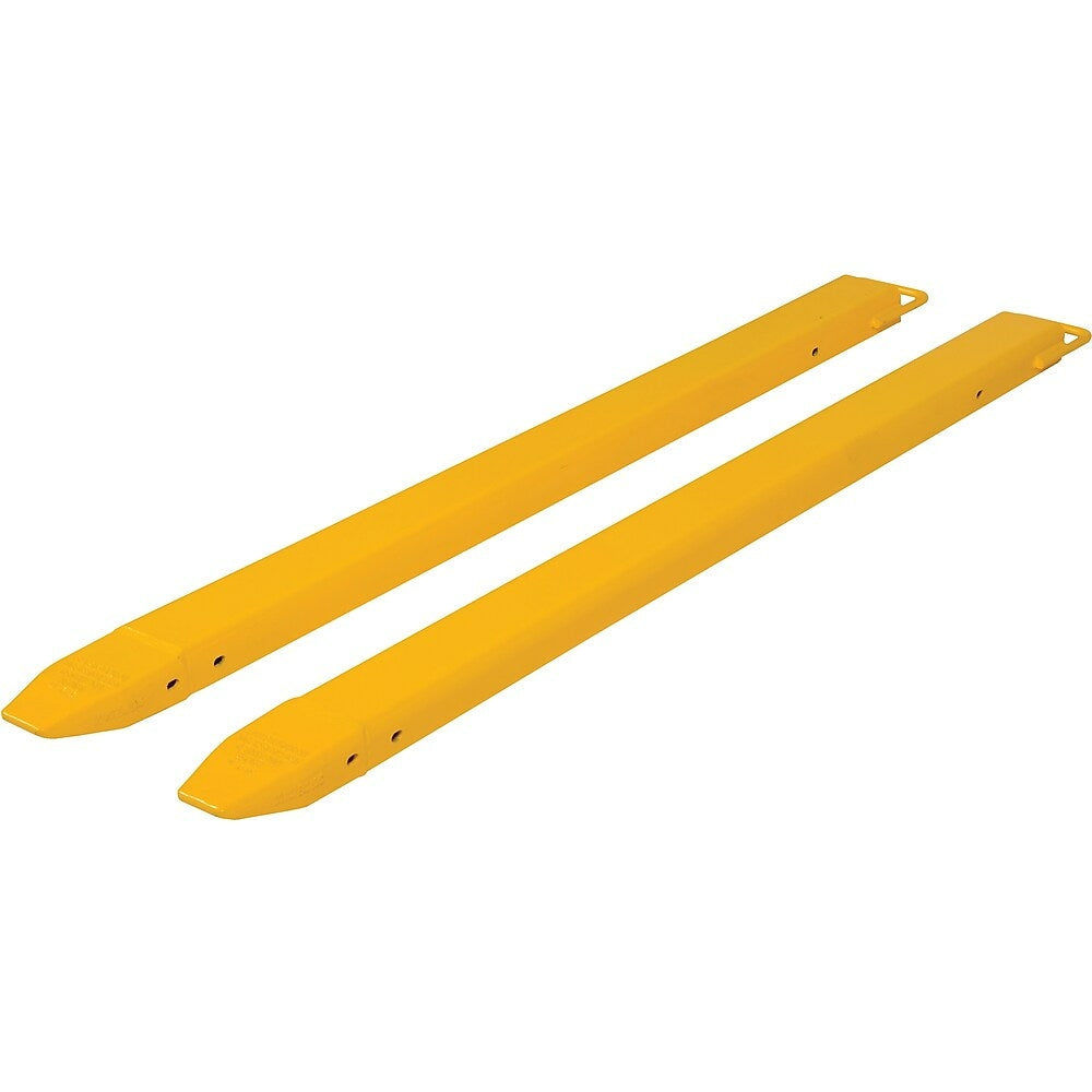 Image of Vestil Fork Extensions, Accommodates Fork Width: 5", Length: 54", Max. Fork Thickness: 2" (FE-5-54)