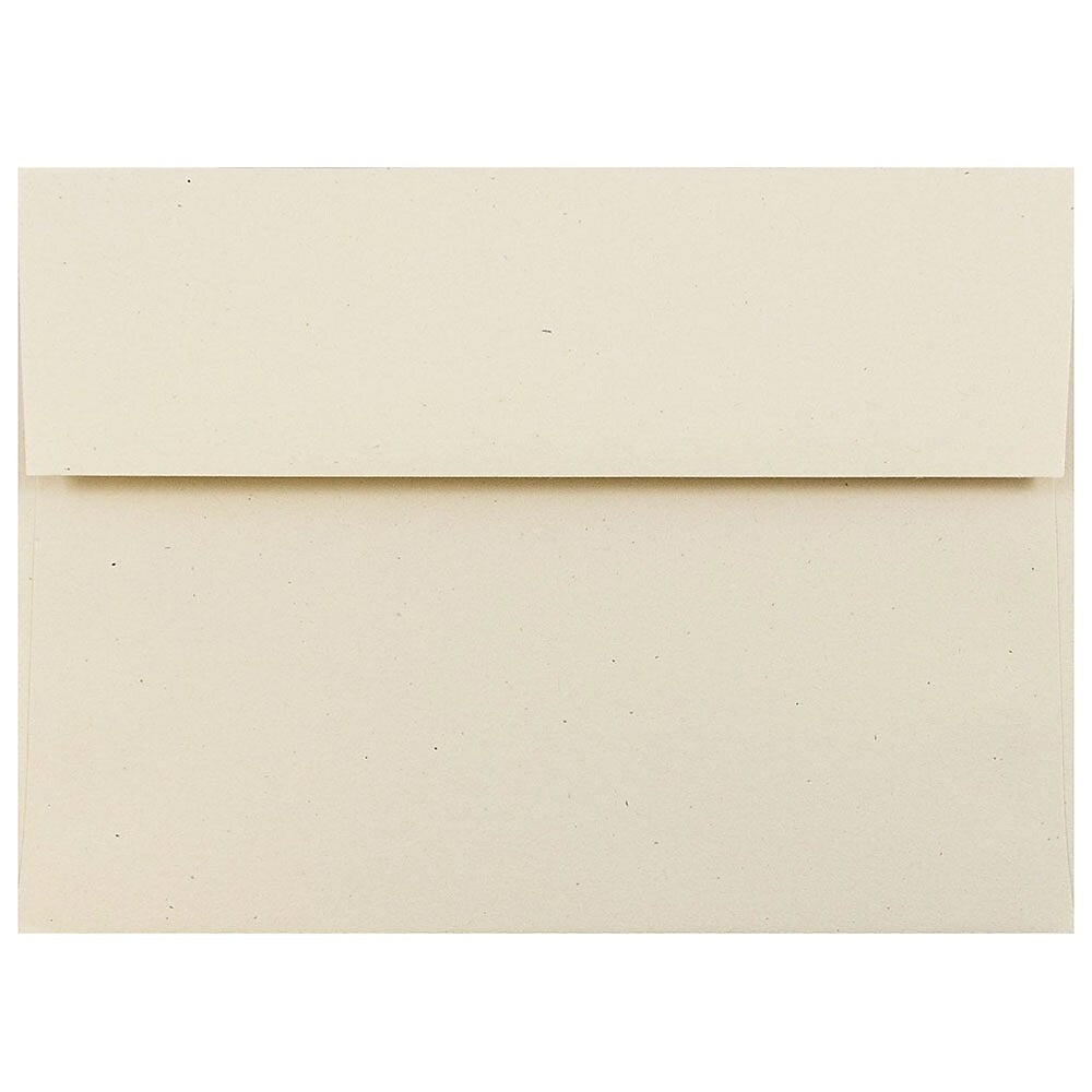 Image of JAM Paper A8 Invitation Envelopes, 5.5 x 8.125, Husk Genesis Recycled, 250 Pack (44362H), White