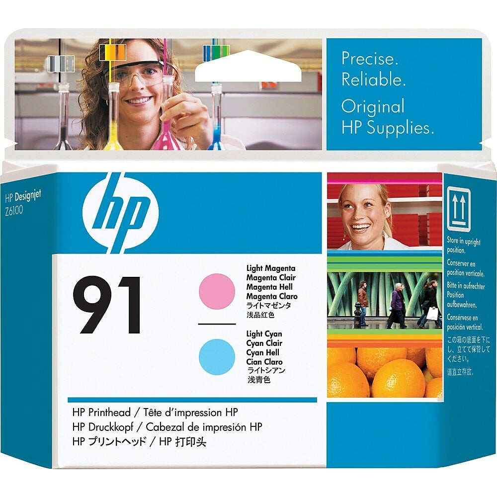 Image of HP 91 Light Magenta and Light Cyan Printhead (C9462A)