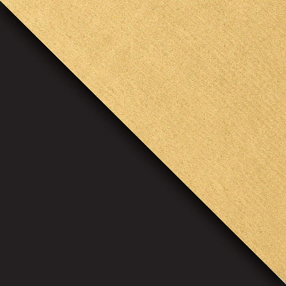 Image of JAM Paper Industrial Size Wrapping Paper Rolls, Black & Gold Kraft, 30", 1/4 Ream (165J97930208)