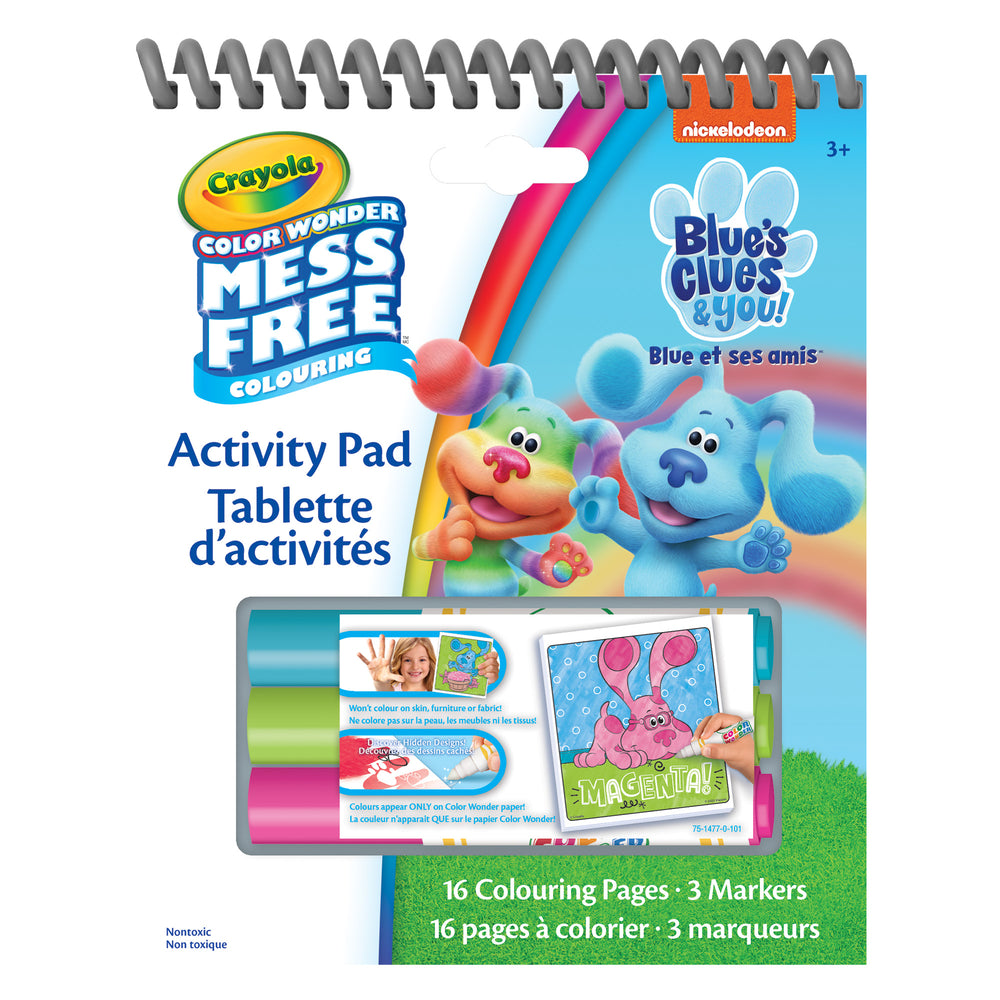Image of Crayola Color Wonder Mess-Free Travel Activity Pad - Blue's Clues