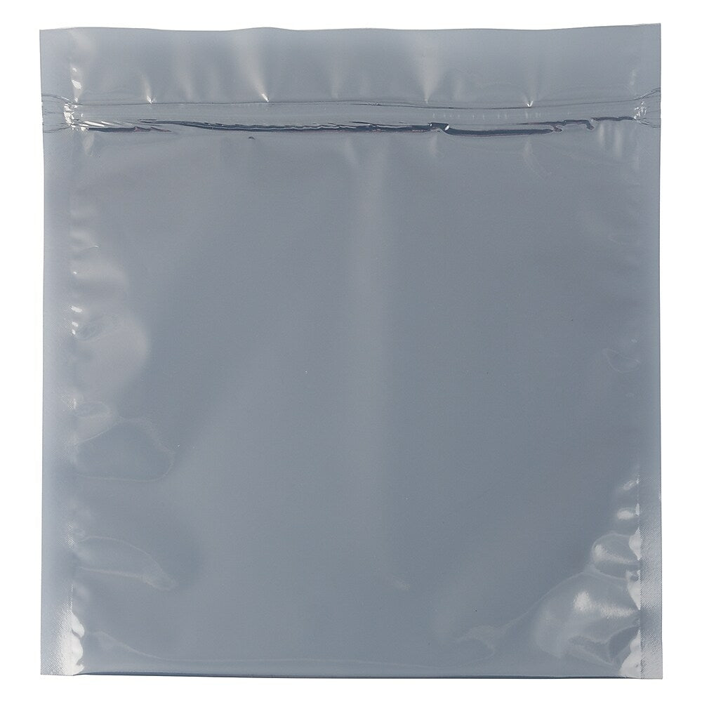 Image of JAM Paper Foil Envelopes with Zip Lock Closure, 8.5 x 8.5, Clear Foil, 100 Pack (3008D8DG4906B)