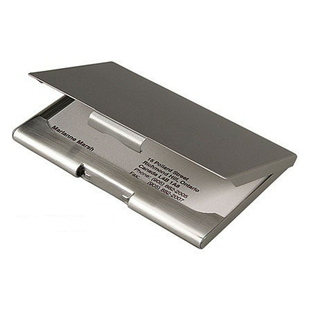 Image of Elegance Executive Business Card Holder Case-Satin