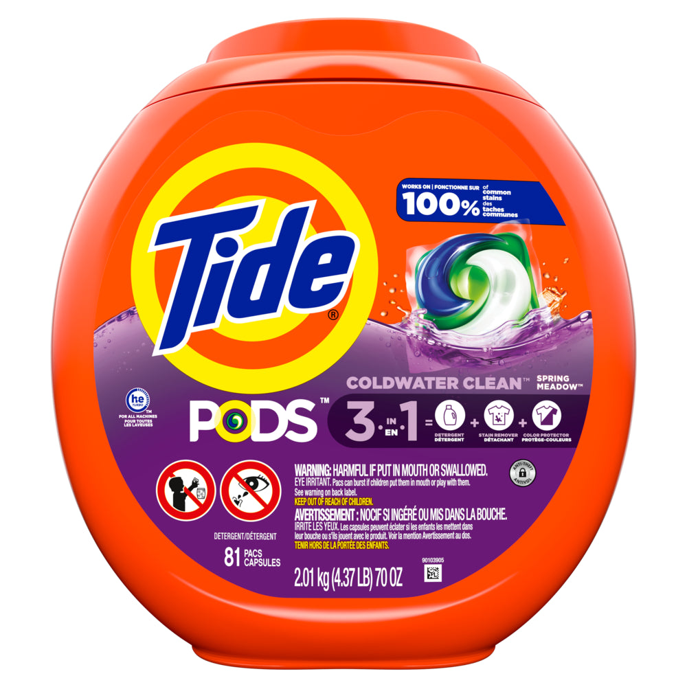 Image of Tide Pods - Spring Meadow - 81 Pods, 81 Pack