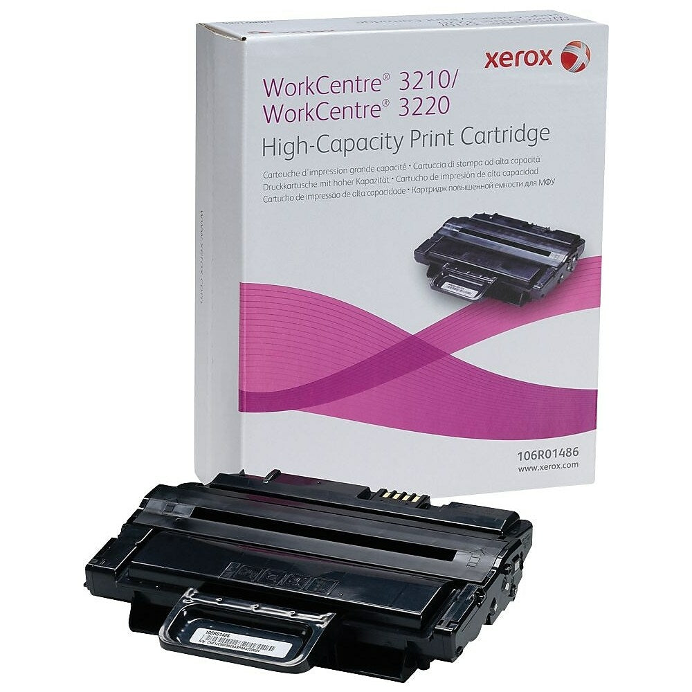 Image of Xerox 106R01486 High-Yield Black Toner Cartridge