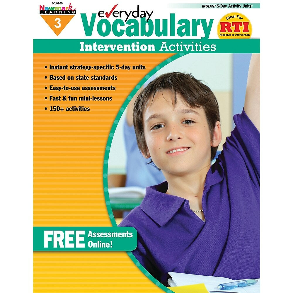Image of Newmark Learning Everyday Vocabulary Intervention Activity Book, Grade 3 (NL-0160)