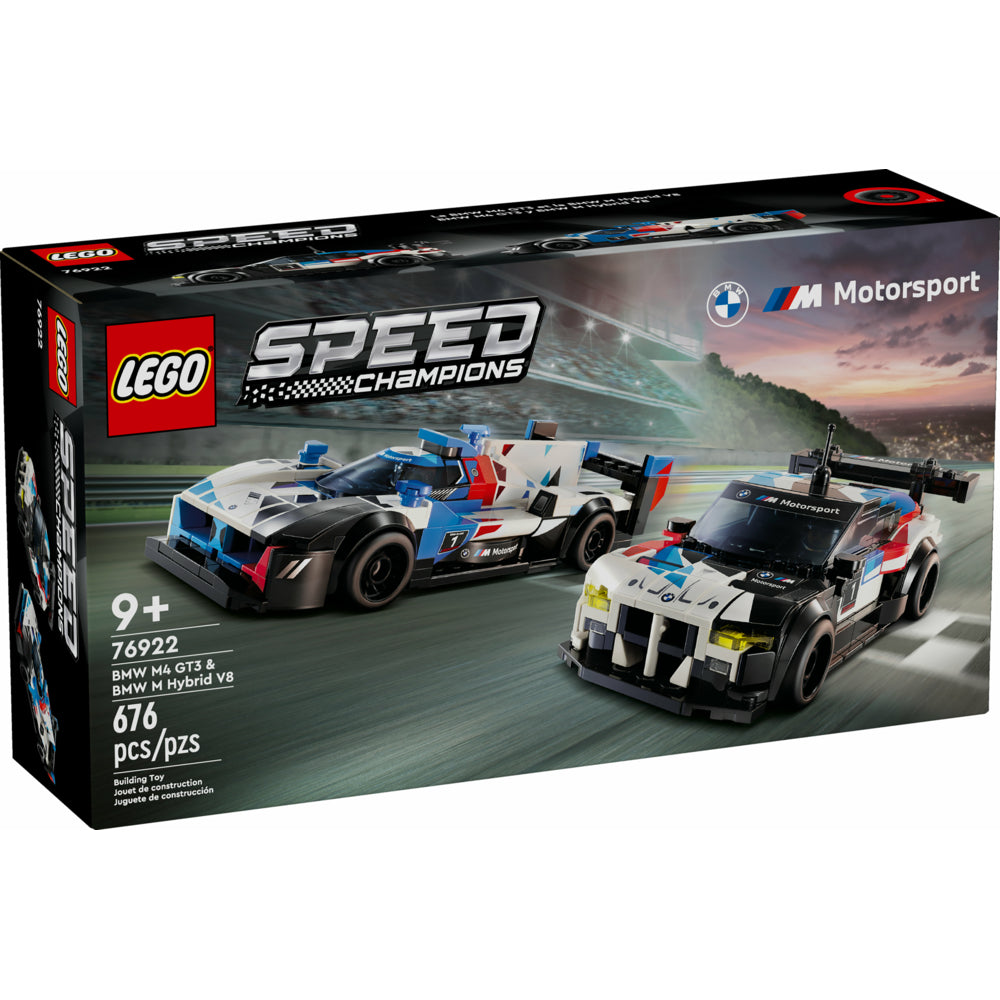 Image of LEGO Speed Champions BMW M4 GT3 & BMW M Hybrid V8 Race Cars