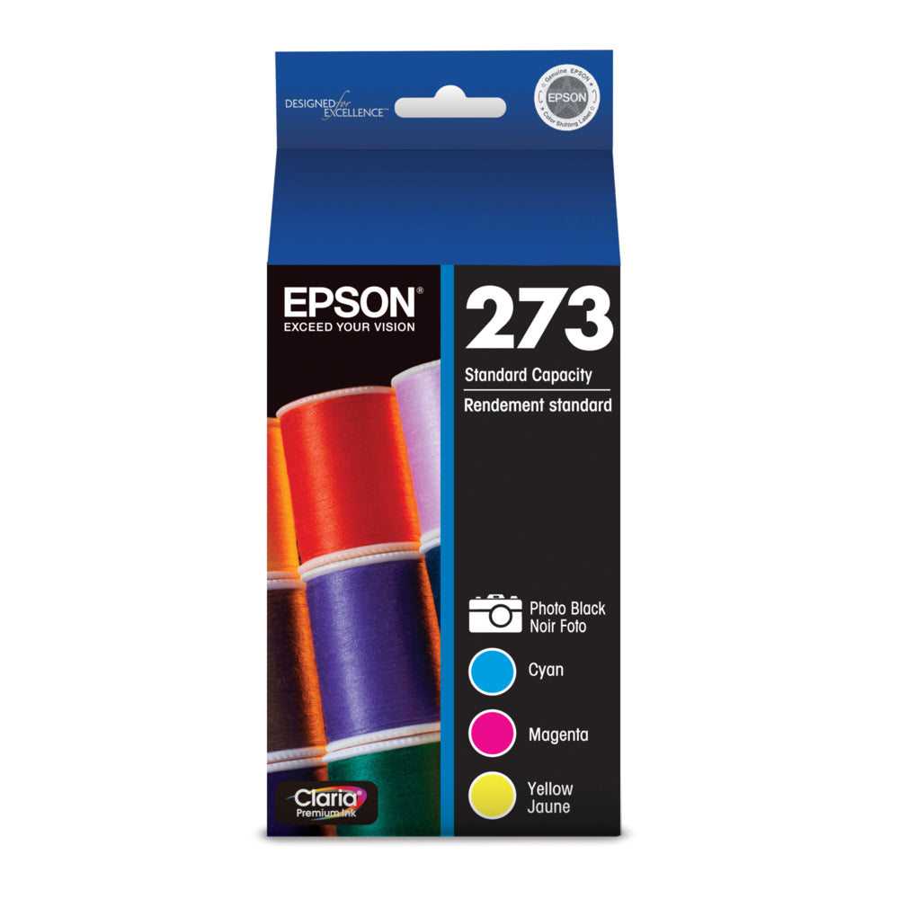 Image of Epson Photo Black & Colour Ink Cartridges - 4 Pack