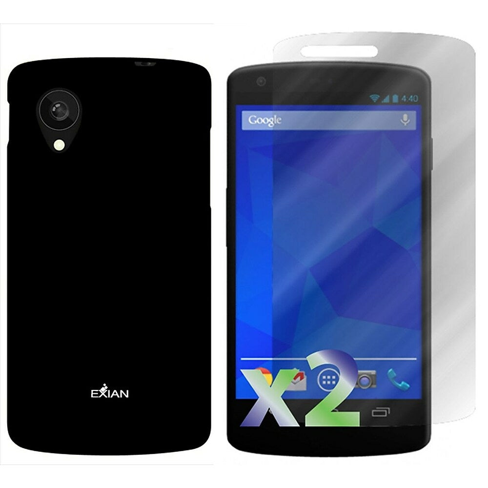 Image of Exian Case for Google Nexus 5 - Solid Black