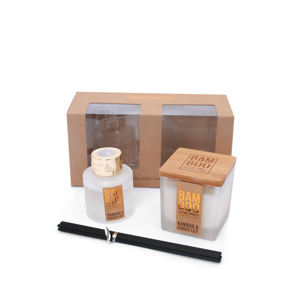 Image of Heart & Home Bamboo 2 Piece Gift Set