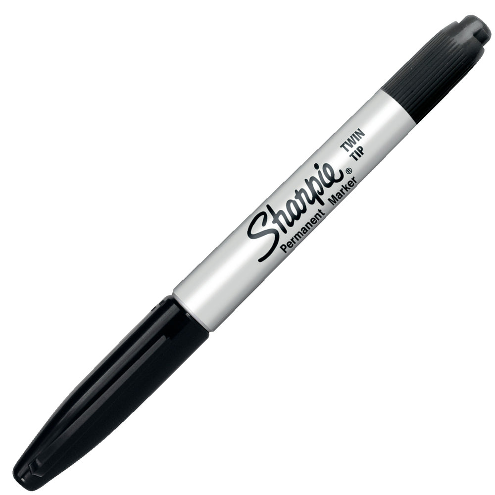 Image of Sharpie Twin-Tip Permanent Markers - Black (32201)