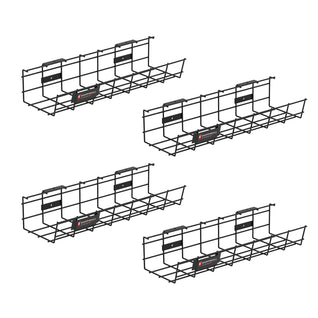 SHOPPINGALL Plateau de rangement pour câbles sous le bureau