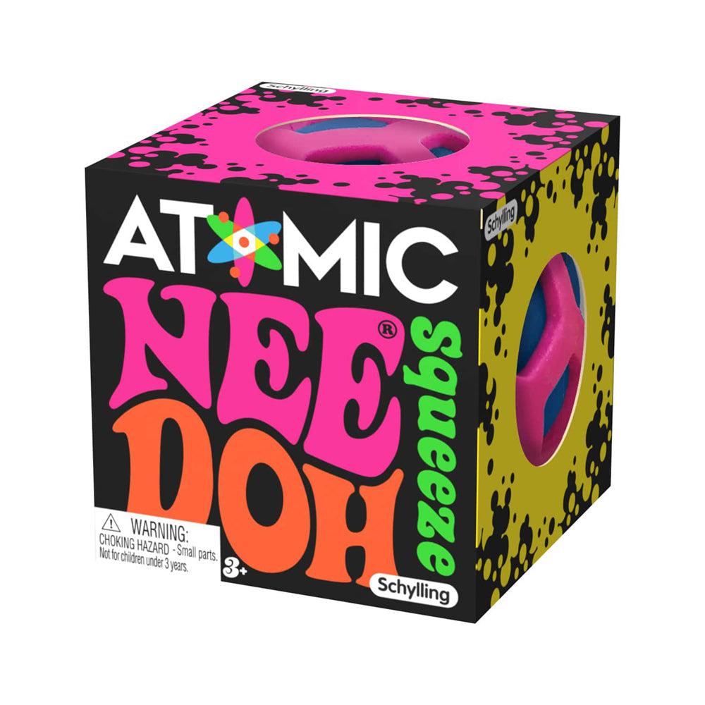 Image of Schylling NeeDoh 2.5" Atomic Squeeze Ball - Assorted Colours
