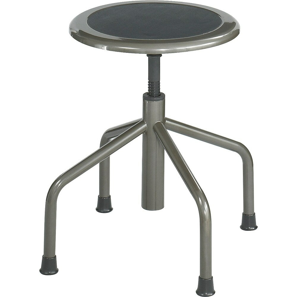 Image of Safco Diesel 22" Low Base Stool without Back, Pewter (6669), Grey