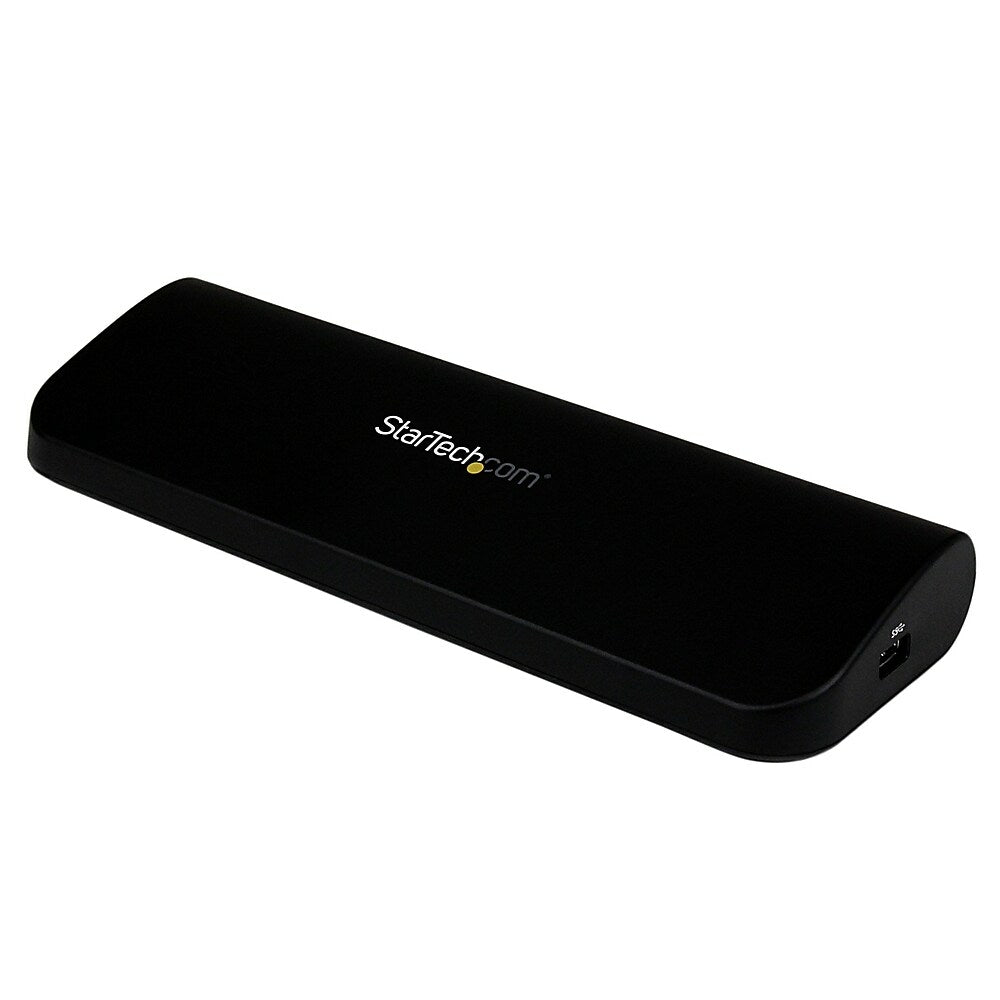 Image of StarTech Dual-Monitor USB 3.0 Docking Station with HDMI and DVI/VGA, Black