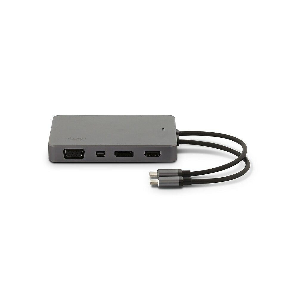 Image of LMP USB-C HDMI Display Dock 4K 10 Port, Space Grey