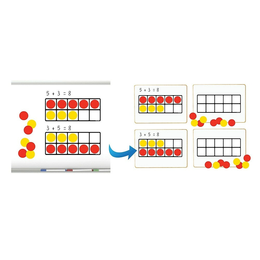 Image of Dowling Ten Frames Magnet Set, 66 Pack