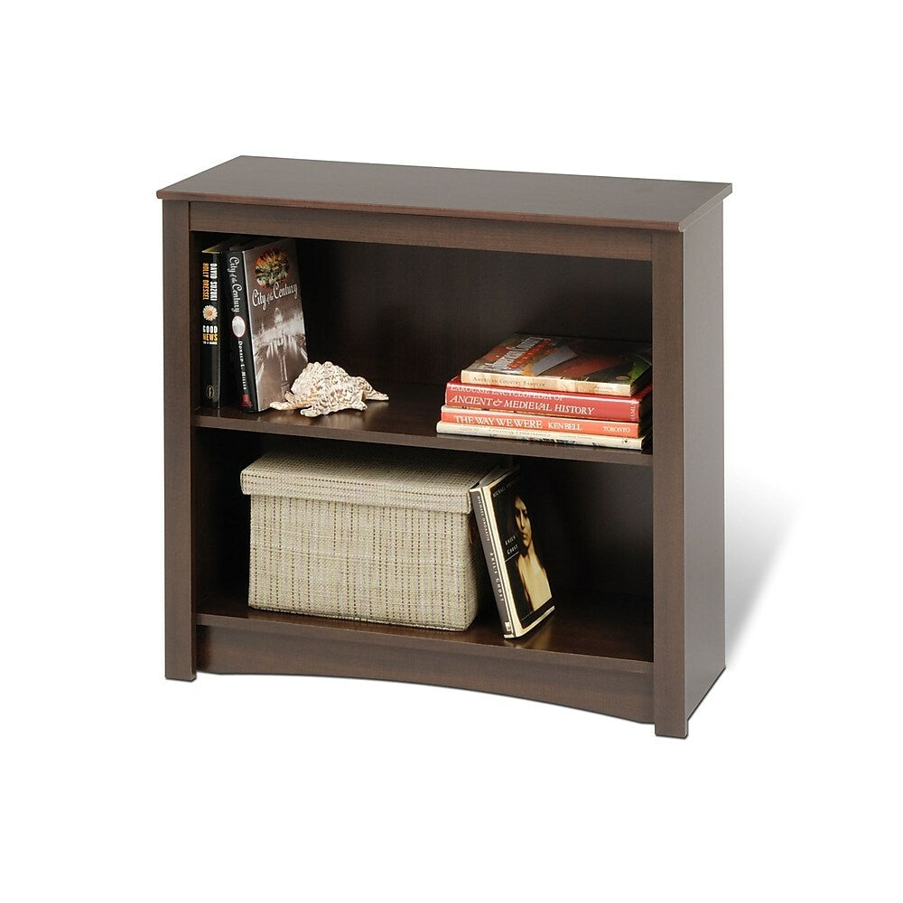 Image of Prepac 2 Shelf Bookcase, Espresso