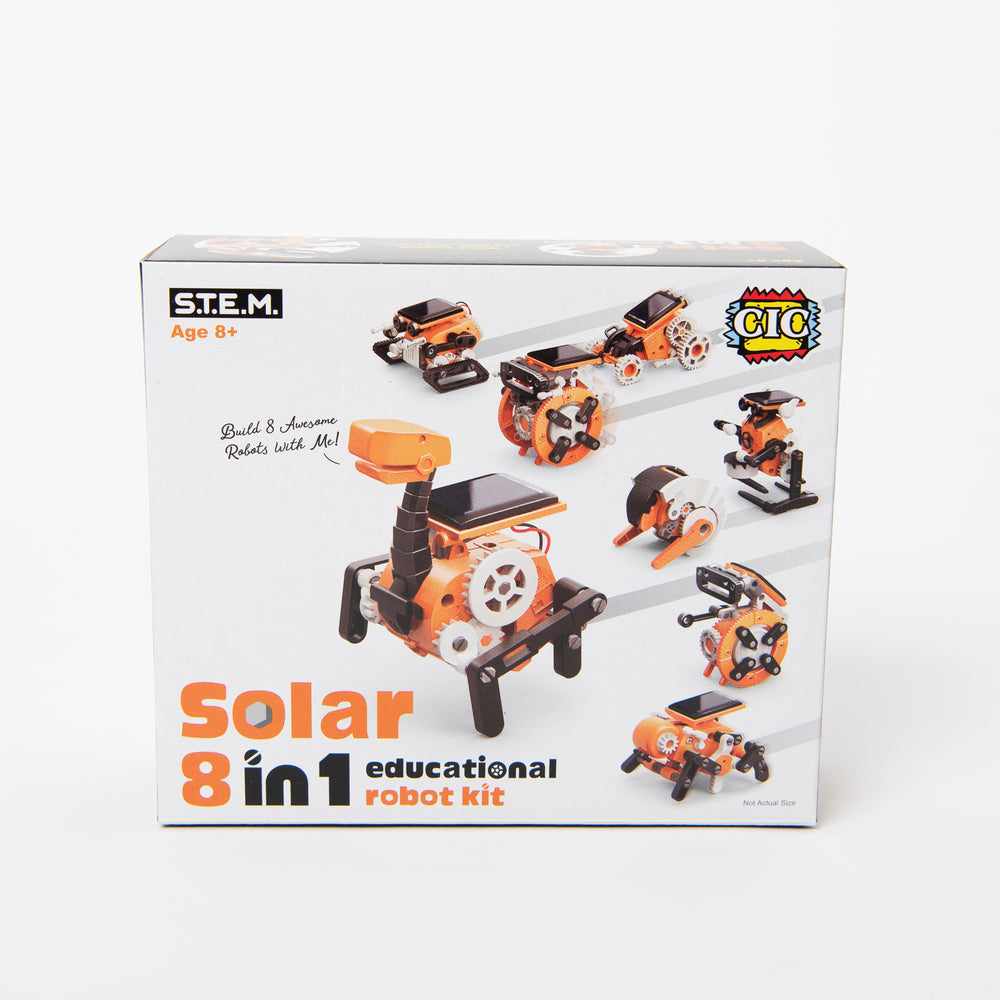 Image of CIC Kits 8 in 1 Solar Educational Robot kit