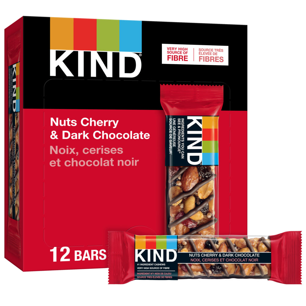 Image of KIND Bar - Nuts Cherry And Dark Chocolate - 12 Pack