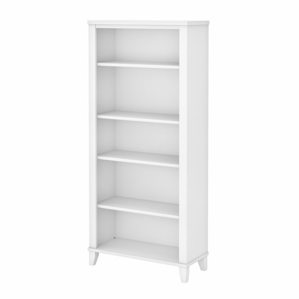 Image of Bush Furniture Somerset 65" 5-Shelf Bookcase - White