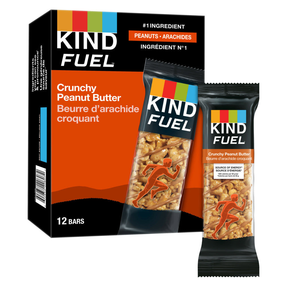 Image of KIND Plus Bar - Crunchy Peanut Butter - 50g - 12 Pack