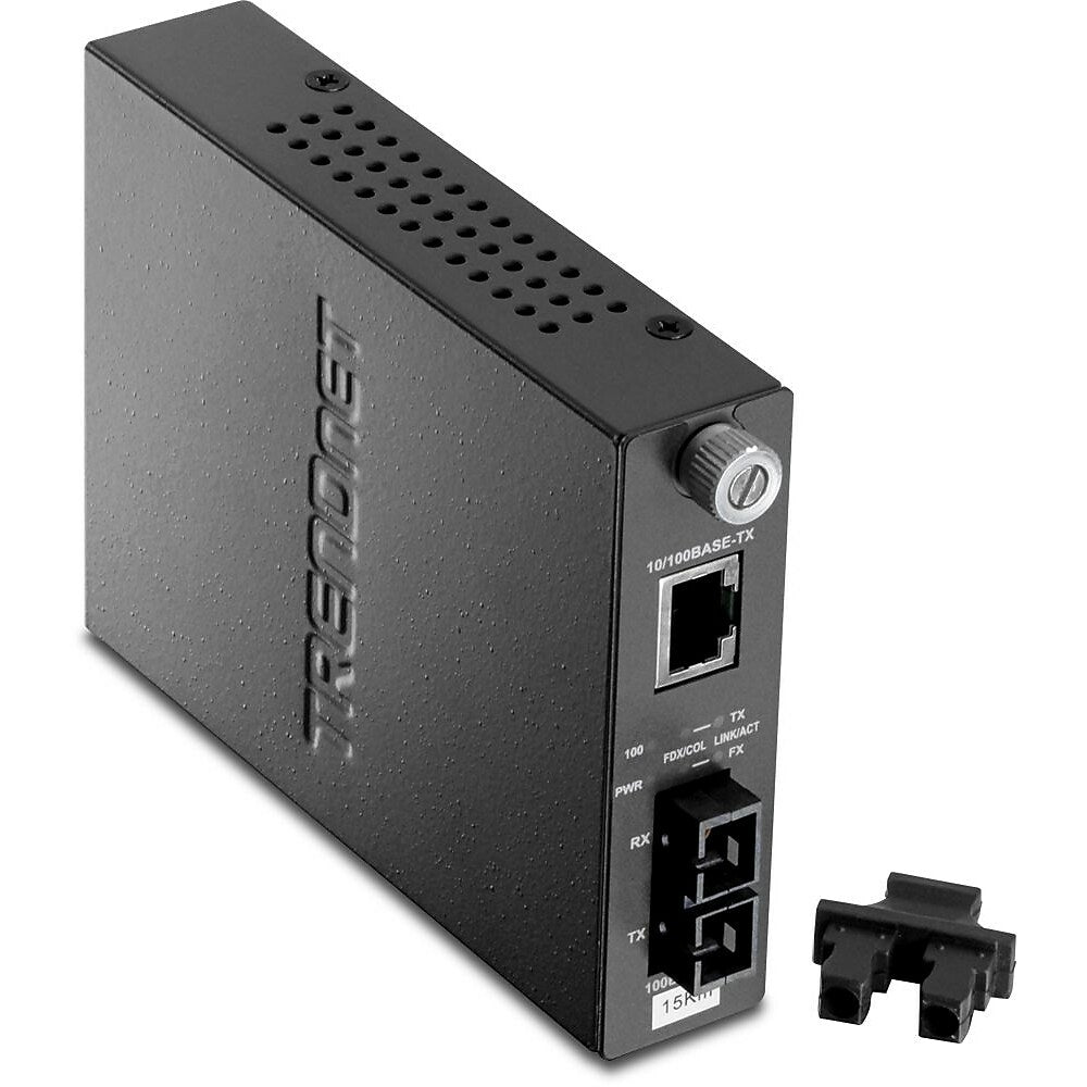 Image of TRENDnet 100Base-TX to 100Base-FX Single Mode SC Fiber Converter (15km/9.3miles)