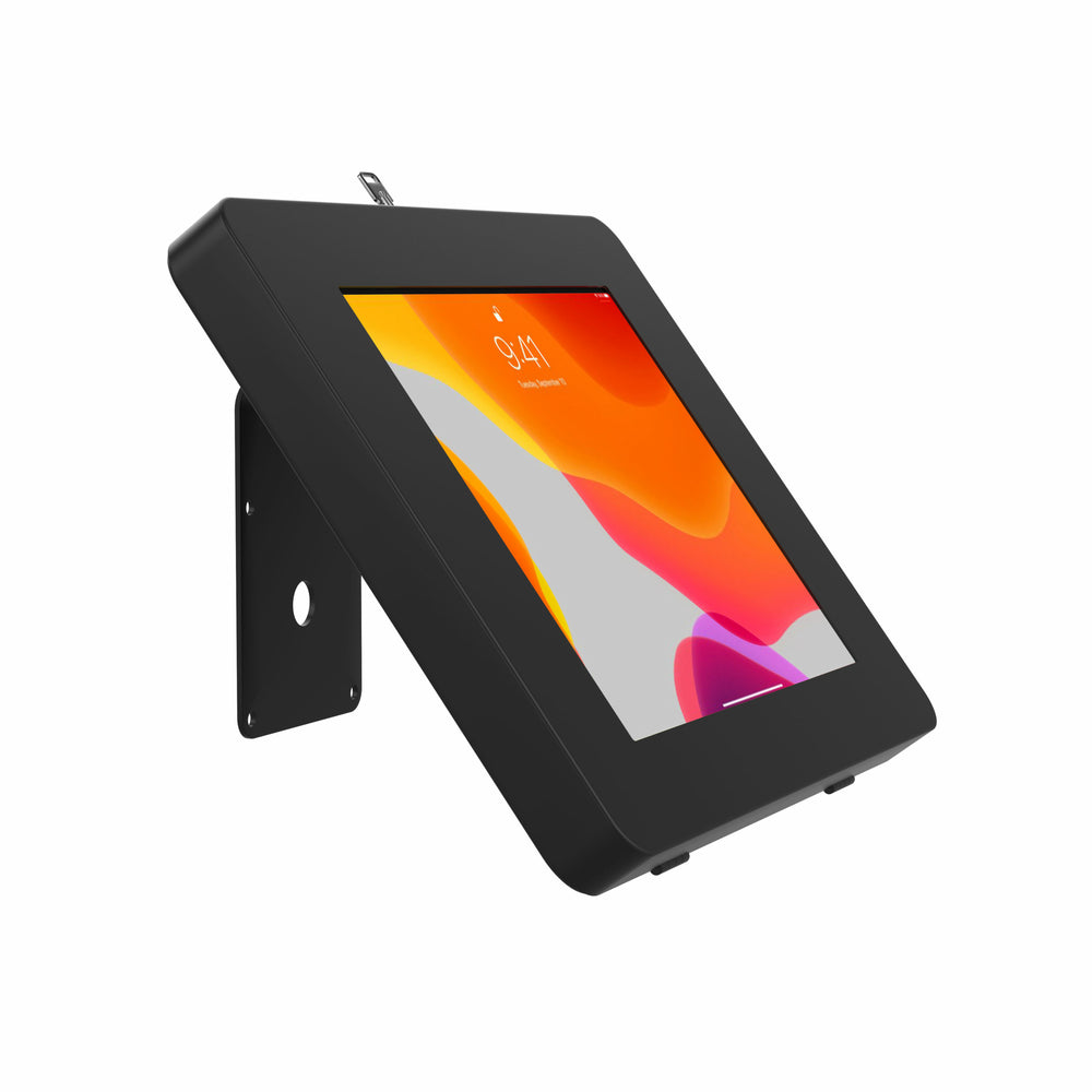 Image of CTA Digital VESA Compatible Curved Stand and Wall Mount for Paragon Tablet Enclosures - Black